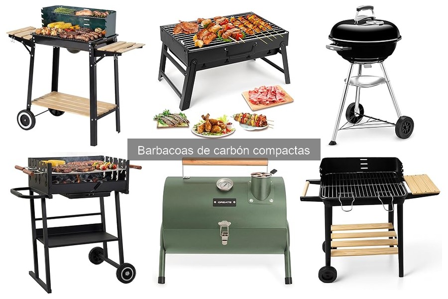 ¿Cuánto cuesta una barbacoa de carbón compacta?