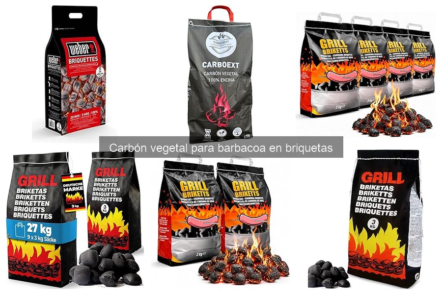 ¿Cuánto dura el carbón vegetal en briquetas para barbacoa?