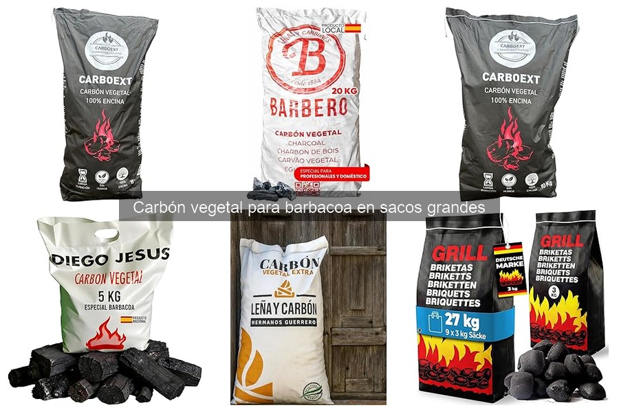 ¿Cuánto tiempo dura el carbón vegetal en sacos grandes?