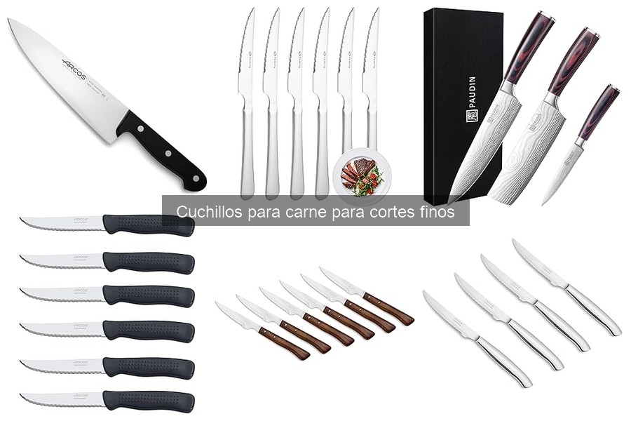 Cuchillos para carne recomendados para principiantes
