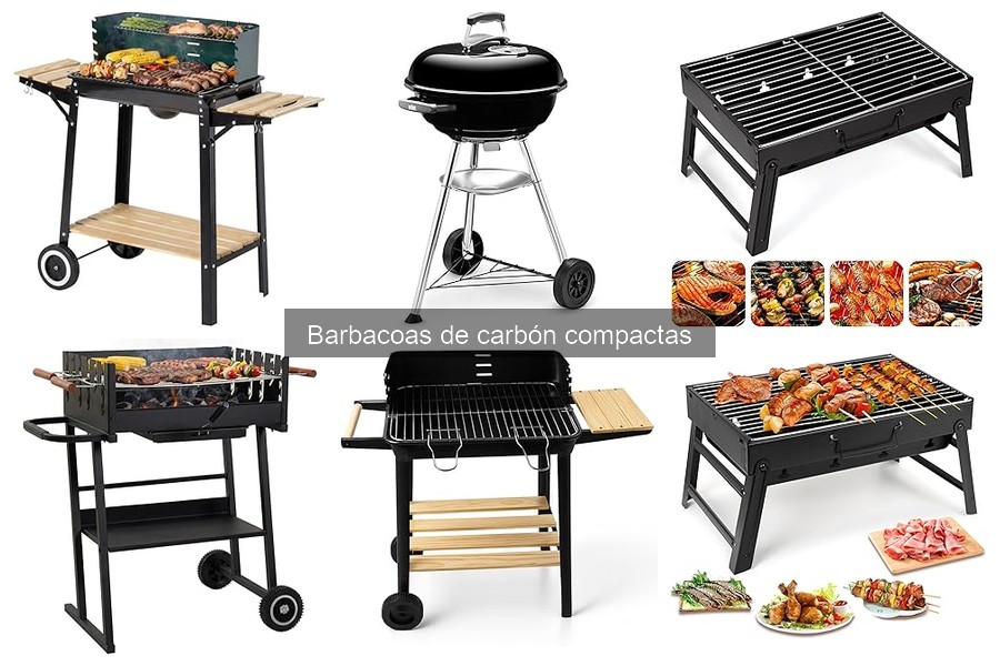 Deliciosas recetas fáciles para barbacoas de carbón compactas
