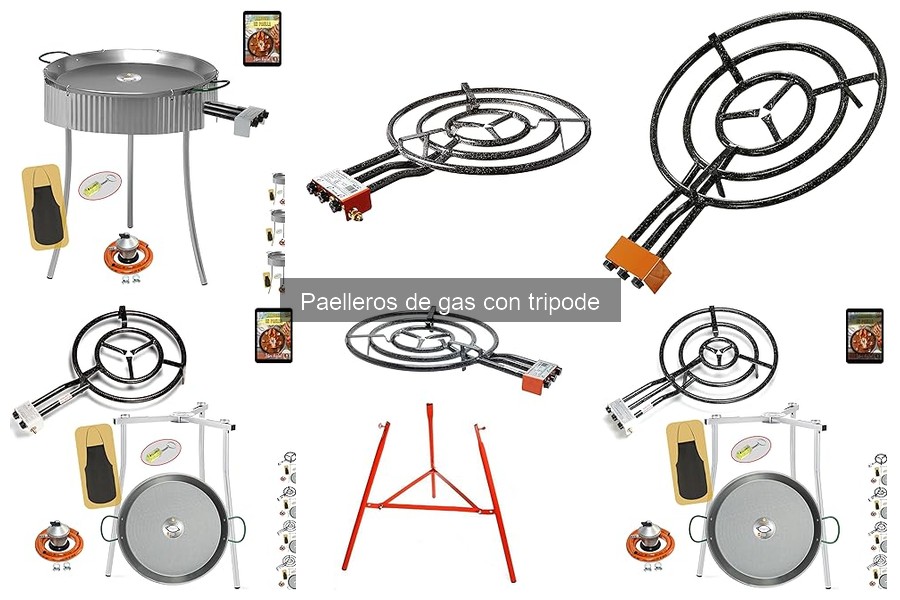 Diferencias entre paelleros de gas con y sin trípode