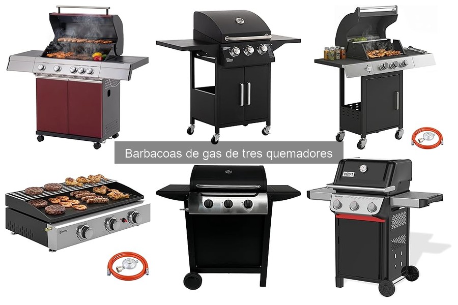 Dónde comprar barbacoas de gas de tres quemadores a buen precio