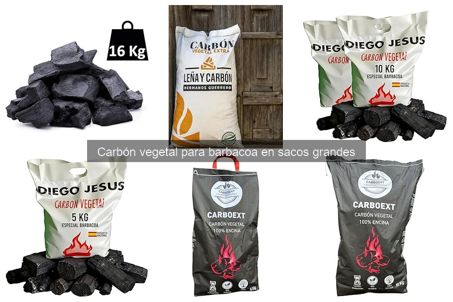 Dónde comprar carbón vegetal en sacos grandes para barbacoa