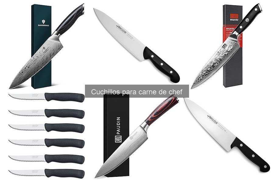 Donde comprar cuchillos para carne de chef a buen precio
