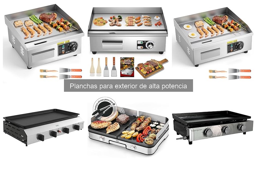 Dónde comprar planchas para exterior de alta potencia