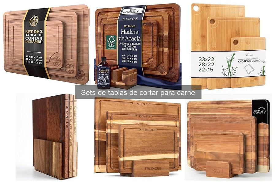 Dónde comprar sets de tablas de cortar para carne