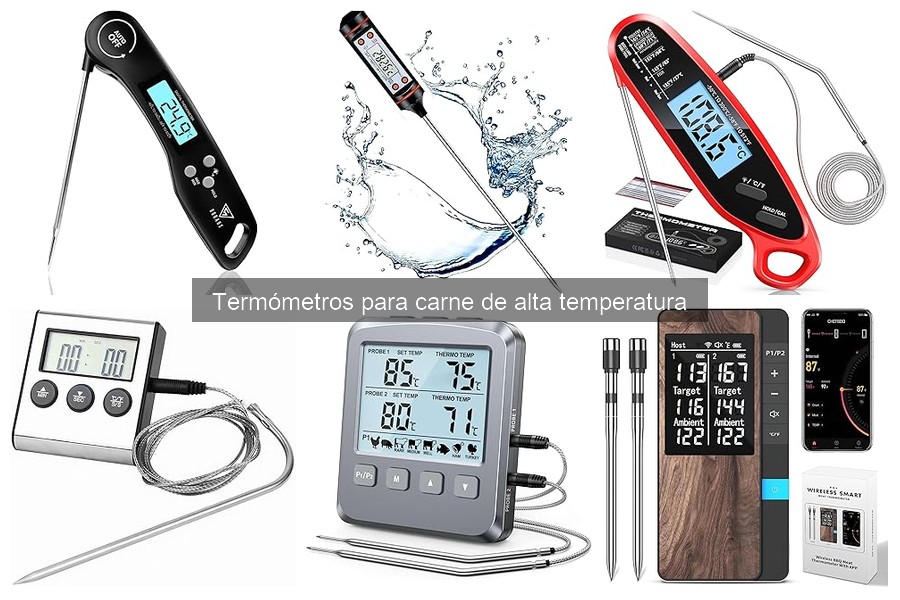 ** Dónde comprar termómetros para carne de alta temperatura