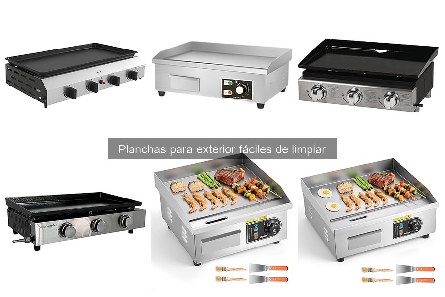 Dónde comprar una plancha para exterior fácil de limpiar