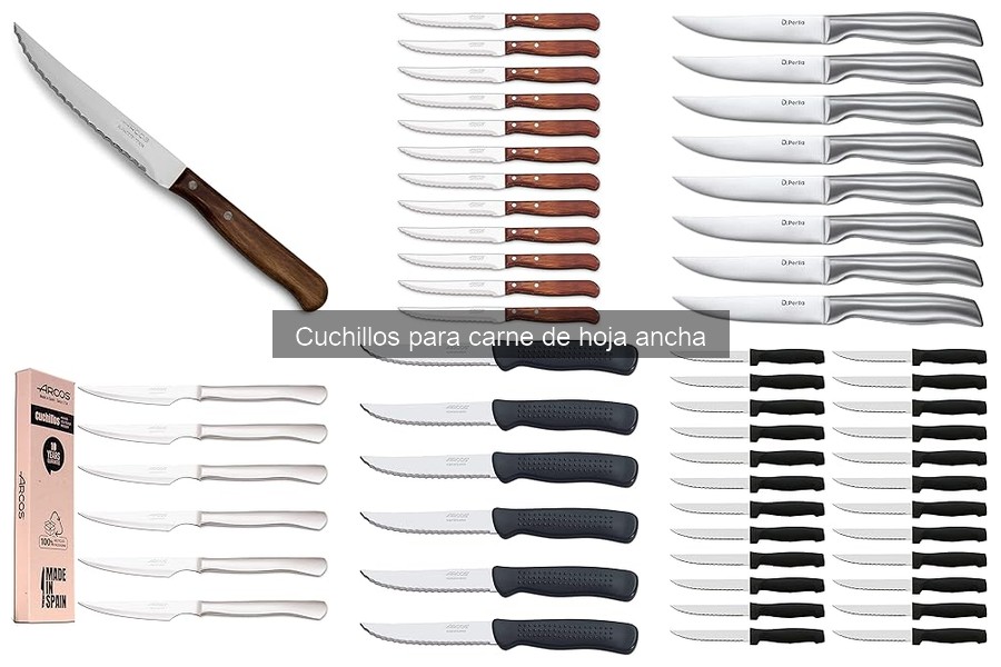 Errores comunes al afilar cuchillos de hoja ancha