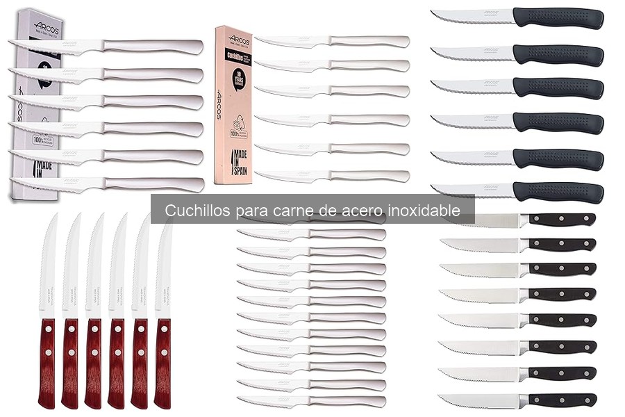 Errores comunes al usar cuchillos de acero inoxidable para carne