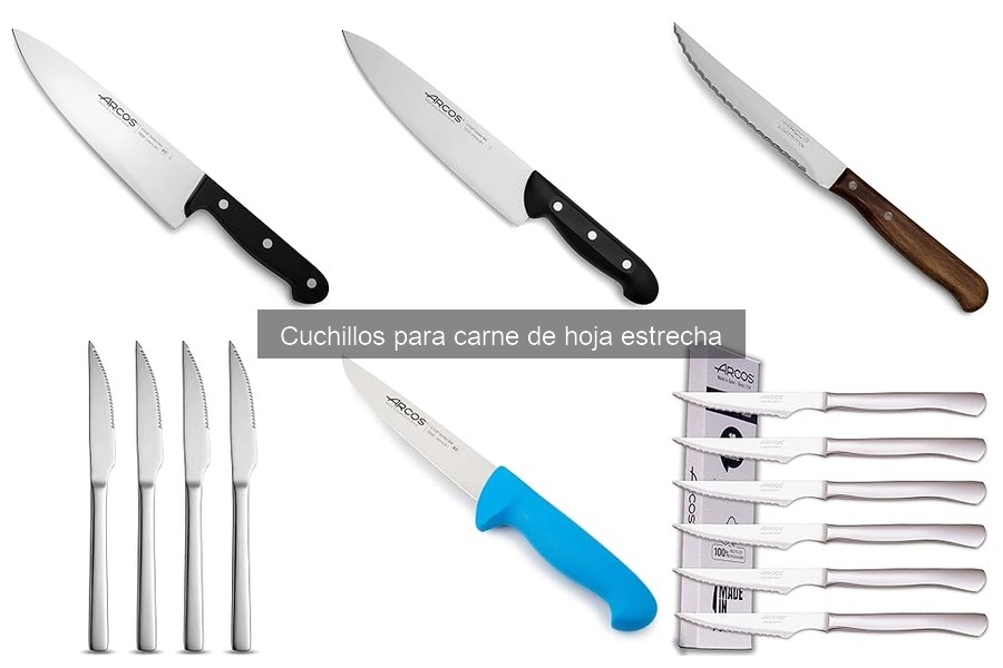 Errores comunes al usar cuchillos de carne de hoja estrecha