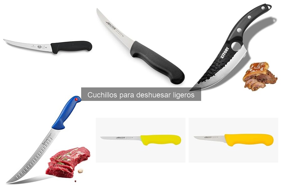Errores comunes al usar cuchillos para deshuesar ligeros