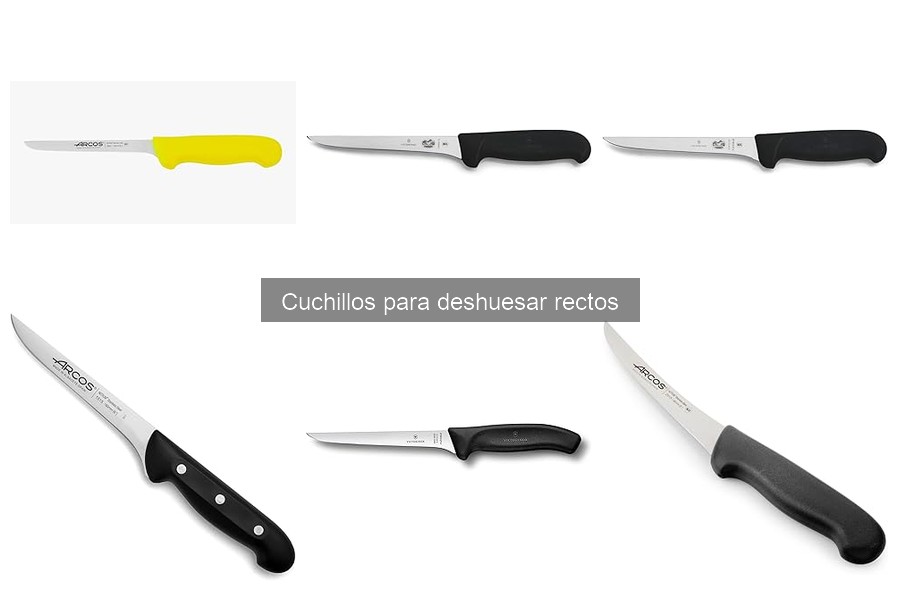 Errores comunes al usar cuchillos para deshuesar rectos