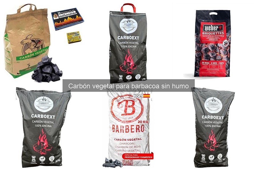 Evita el humo al usar carbón vegetal para barbacoa