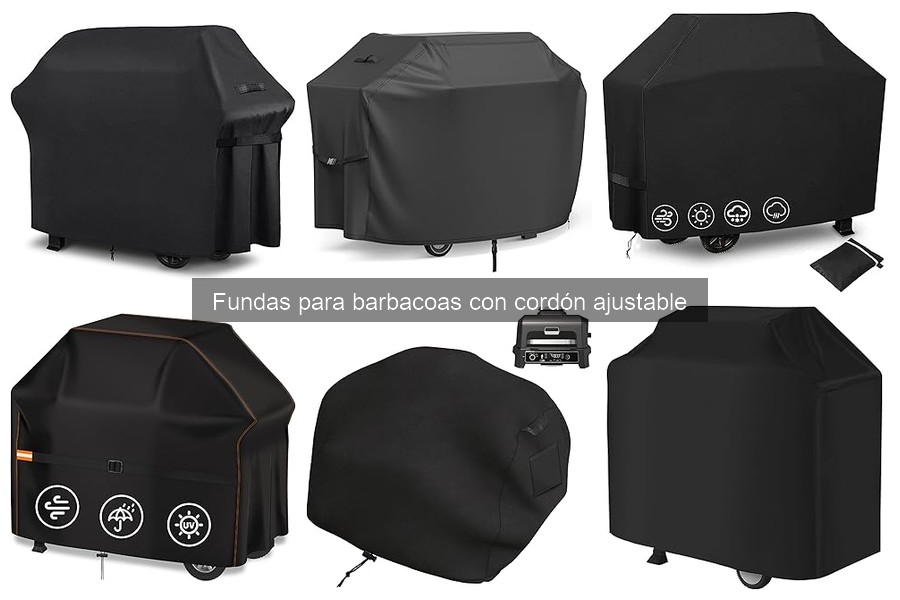 Fundas para Barbacoas con Cordón Ajustable: Características