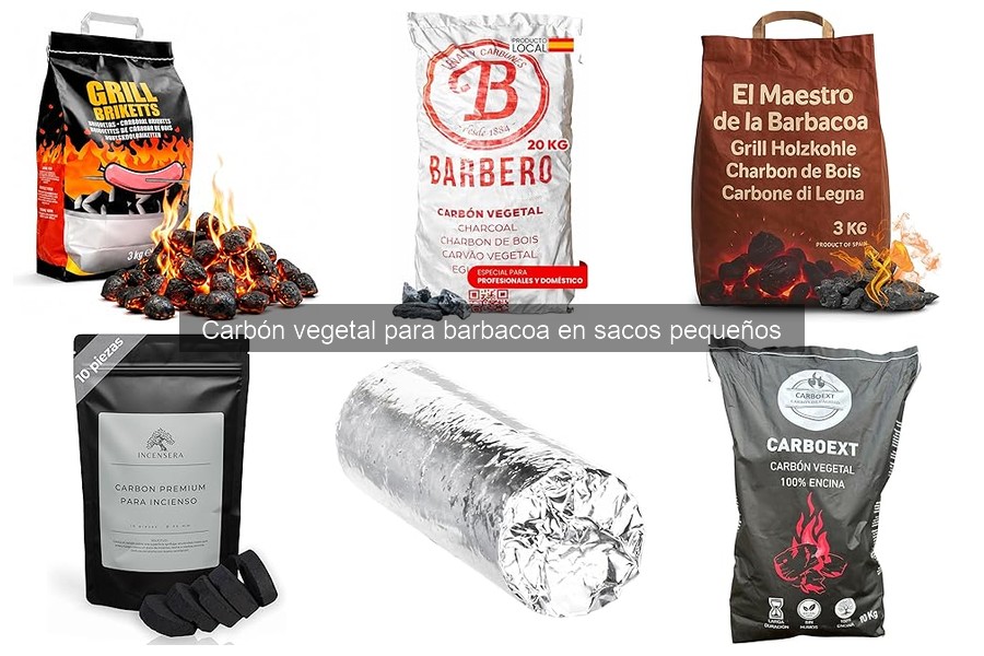 Guía de compra de carbón vegetal para barbacoa en sacos pequeños