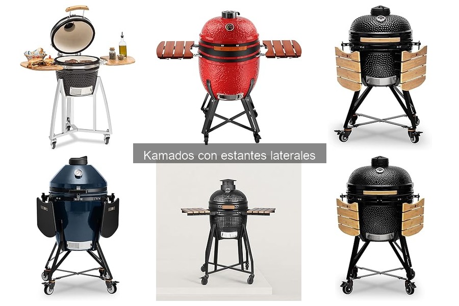 Guía de compra de kamados con estantes laterales