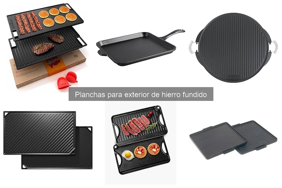 Guía de compra: Planchas de hierro fundido para exterior