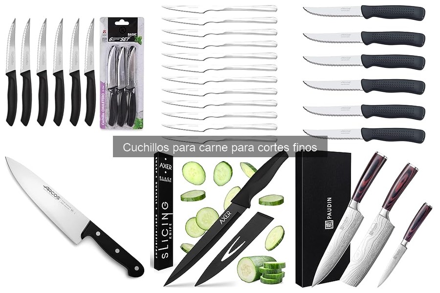 Guía para elegir el mejor cuchillo para filetear carne