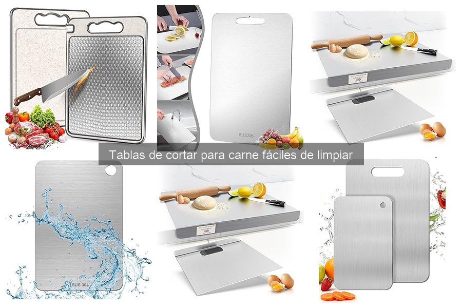 Guía para elegir la mejor tabla de cortar para carne fácil de limpiar