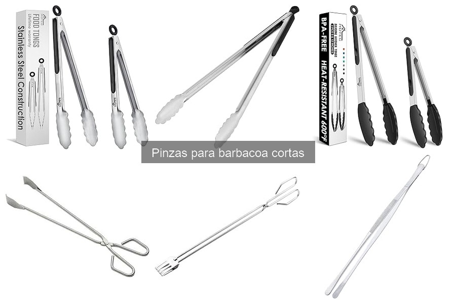 Impacto del material en pinzas para barbacoa cortas