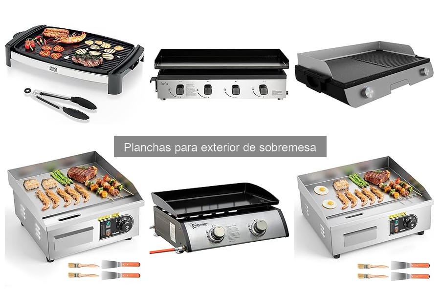 Instala fácilmente tu plancha de sobremesa para exterior