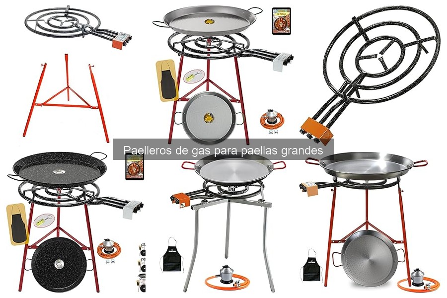 Los mejores paelleros de gas para grandes reuniones