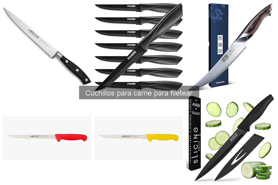 Mantenimiento de cuchillos de fileteado: consejos y cuidados