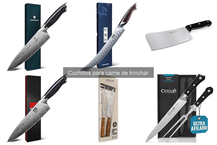Mantenimiento de cuchillos de trinchar: afilado y limpieza