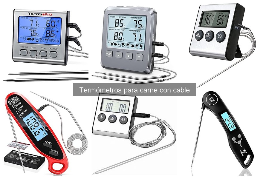 Mantenimiento de termómetros para carne con cable: consejos prácticos