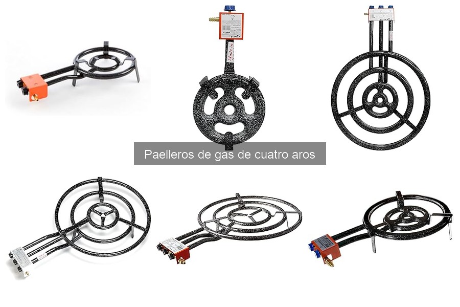Mantenimiento y cuidado del paellero de gas de cuatro aros