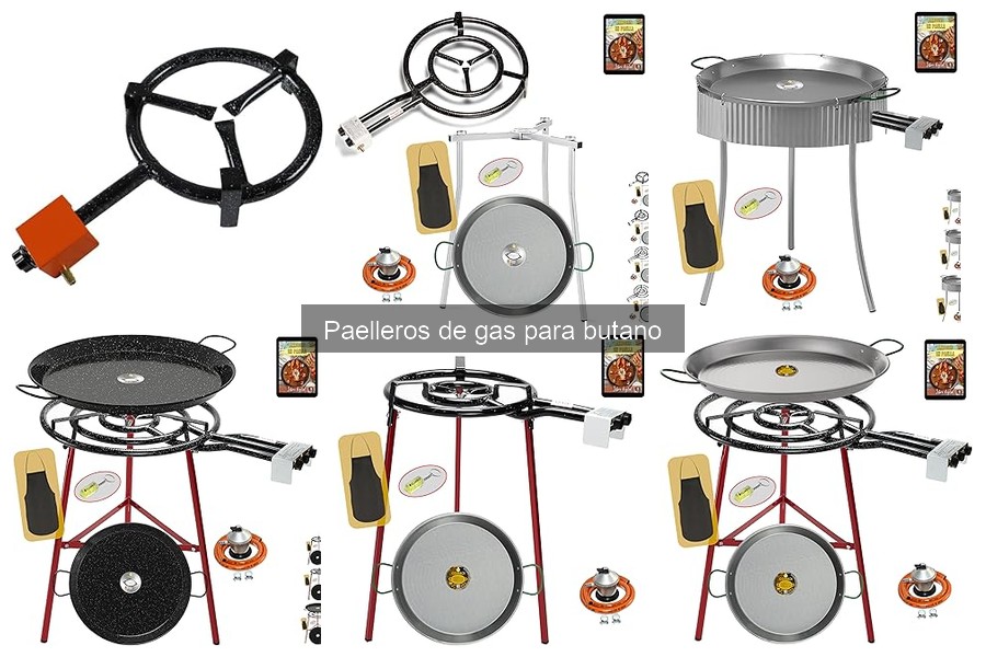 Mantenimiento y limpieza de paelleros de gas para butano
