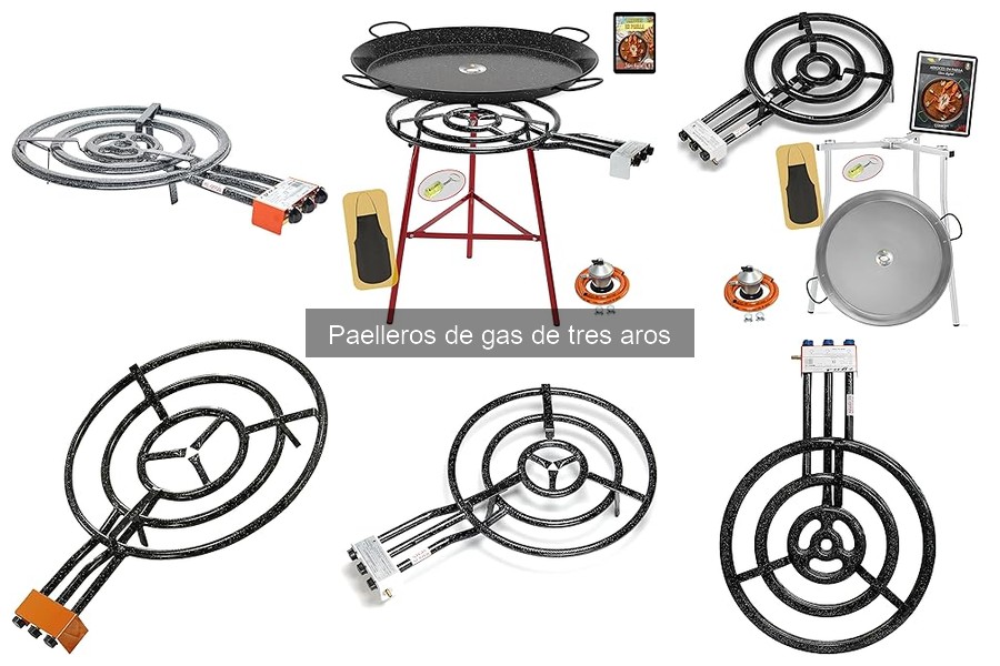 Mantenimiento y limpieza del paellero de gas de tres aros