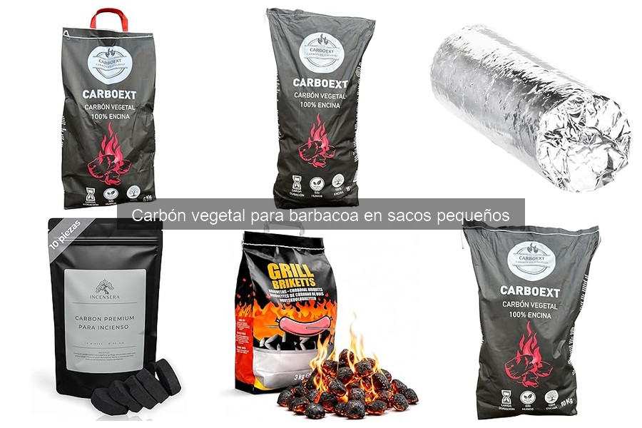 Mejor carbón vegetal en sacos pequeños para barbacoas