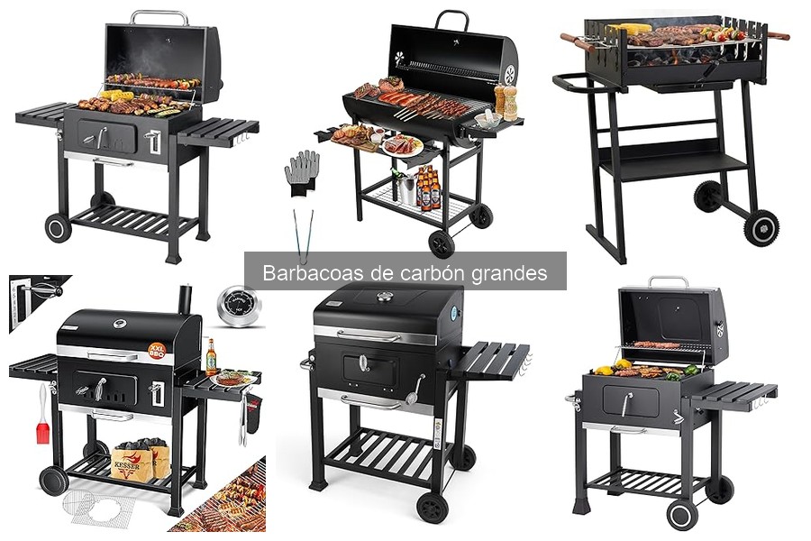 Mejores accesorios para barbacoas de carbón grandes