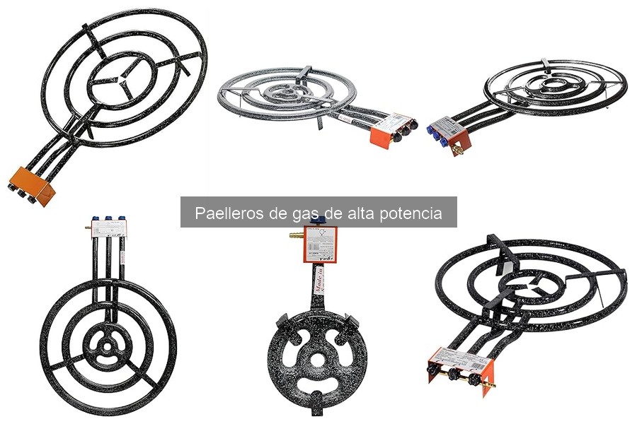 Mejores accesorios para paelleros de gas de alta potencia