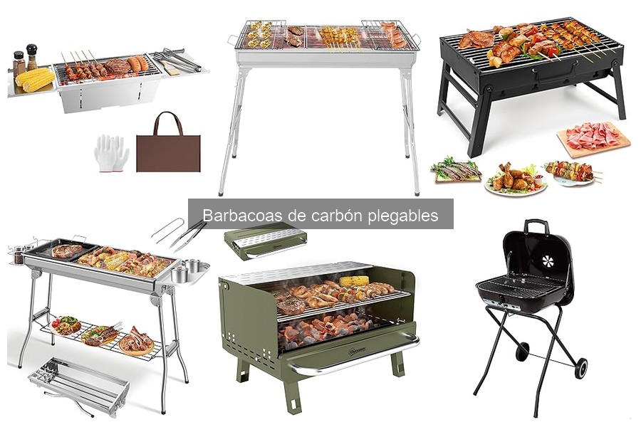 Mejores barbacoas de carbón plegables para camping 2023