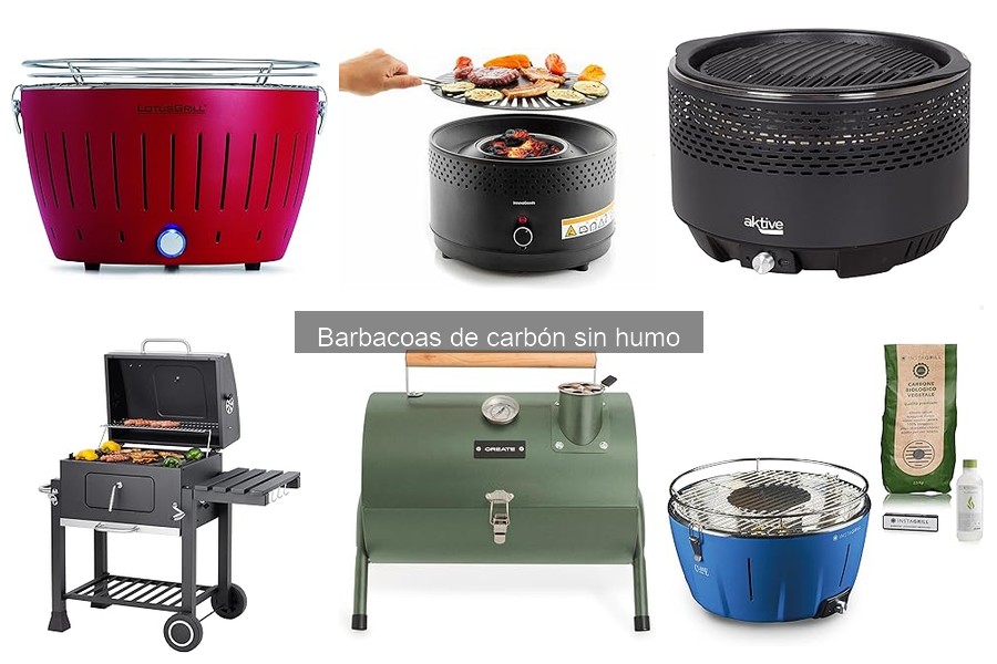 Mejores barbacoas de carbón sin humo para camping 2023