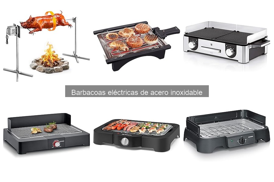 ** Mejores barbacoas eléctricas de acero inoxidable según usuarios