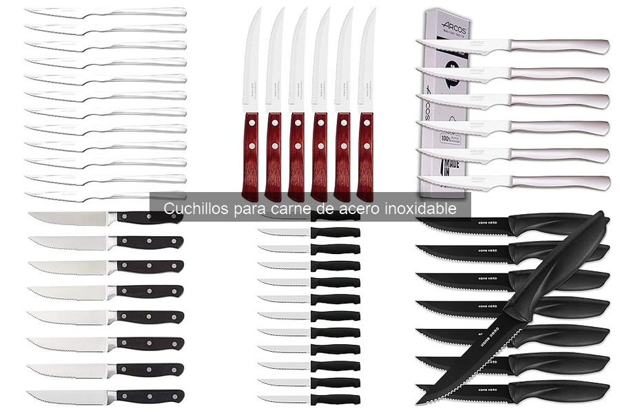 Mejores Cuchillos para Carne de Acero Inoxidable 2023