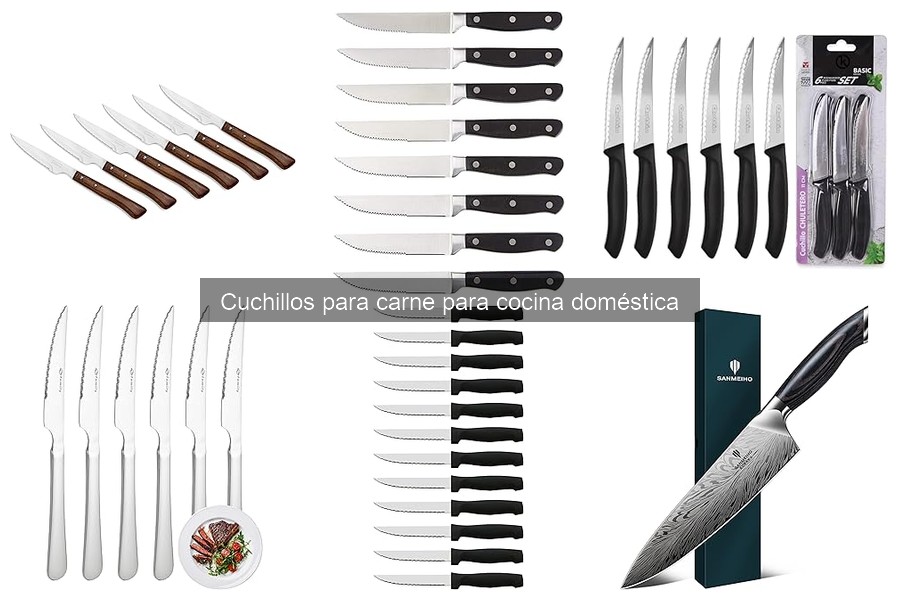 Mejores cuchillos para carne para principiantes en cocina