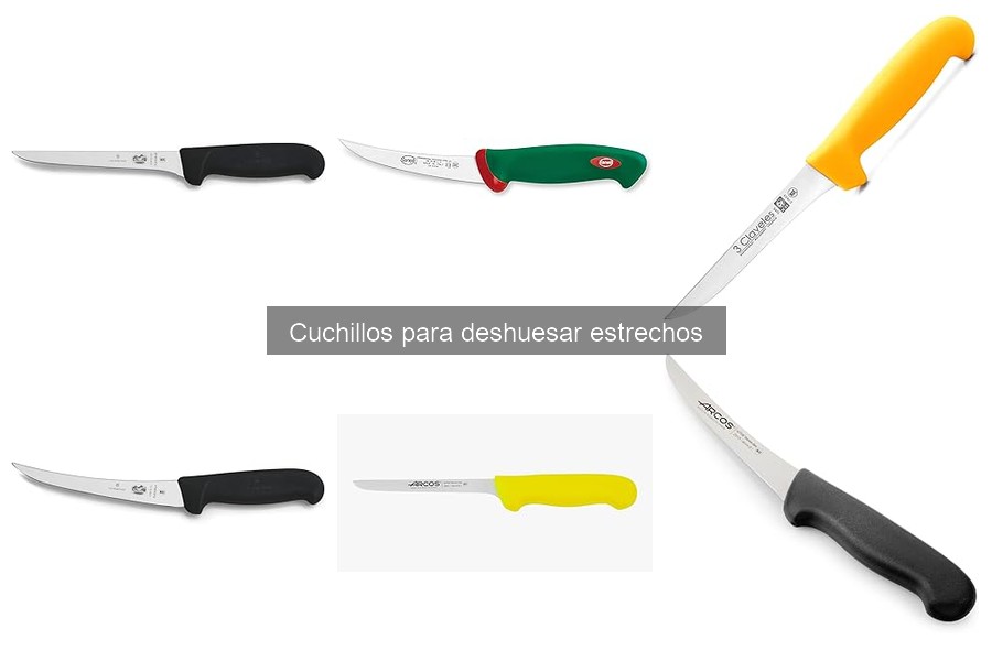 Mejores cuchillos para deshuesar estrechos según expertos