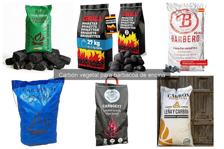 Mejores marcas de carbón vegetal de encina para barbacoa