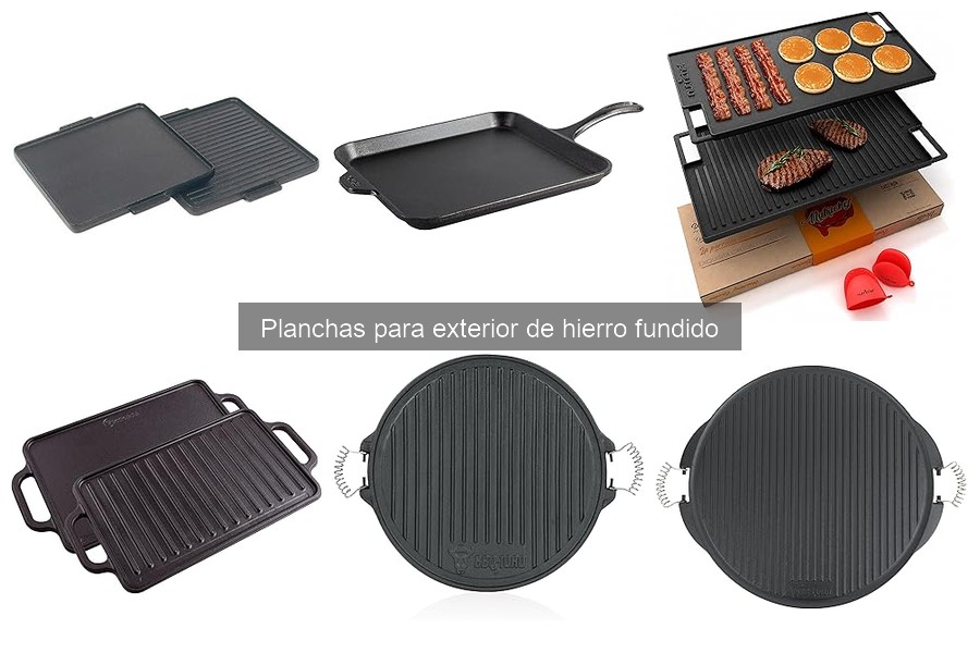 Mejores marcas de planchas de hierro fundido para exterior