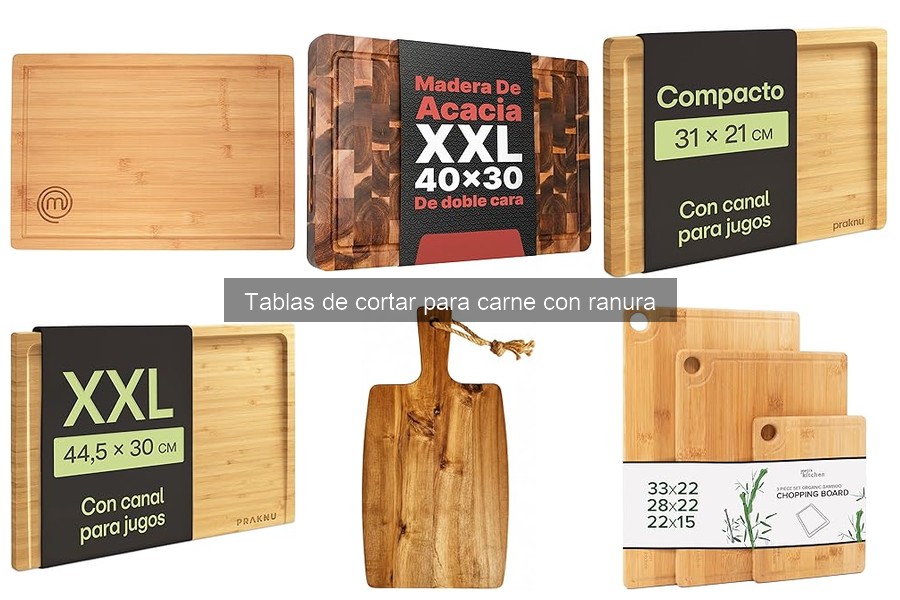 Mejores marcas de tablas de cortar para carne con ranura