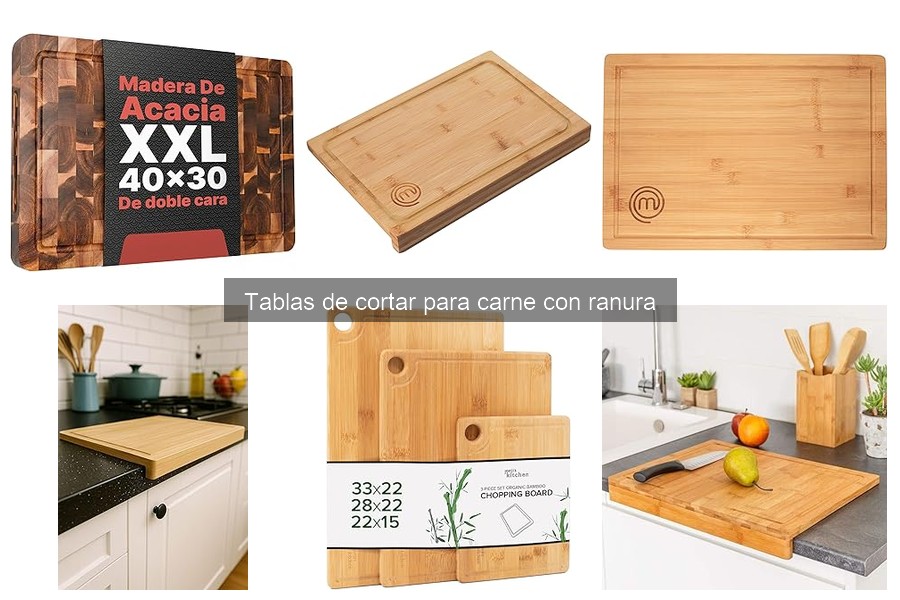 Mejores ofertas de tablas de cortar para carne con ranura