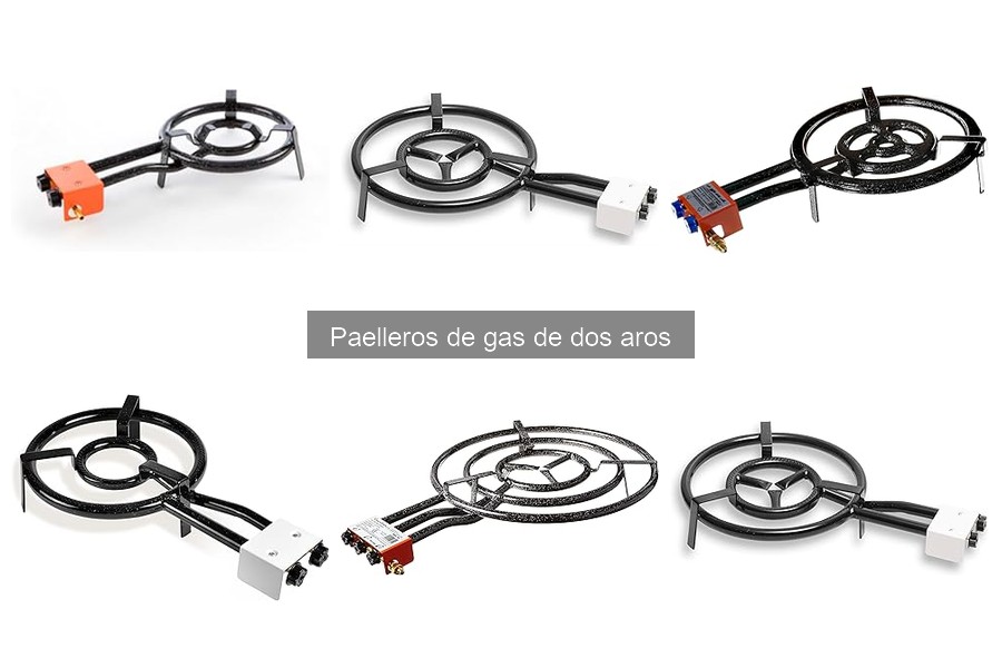 Mejores paelleros de gas de dos aros para uso doméstico