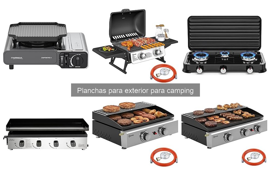 Mejores planchas para camping en 2023: guía y opiniones