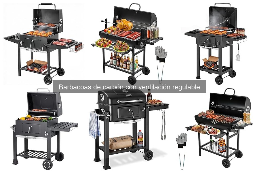 Mejores precios para barbacoas de carbón con ventilación regulable